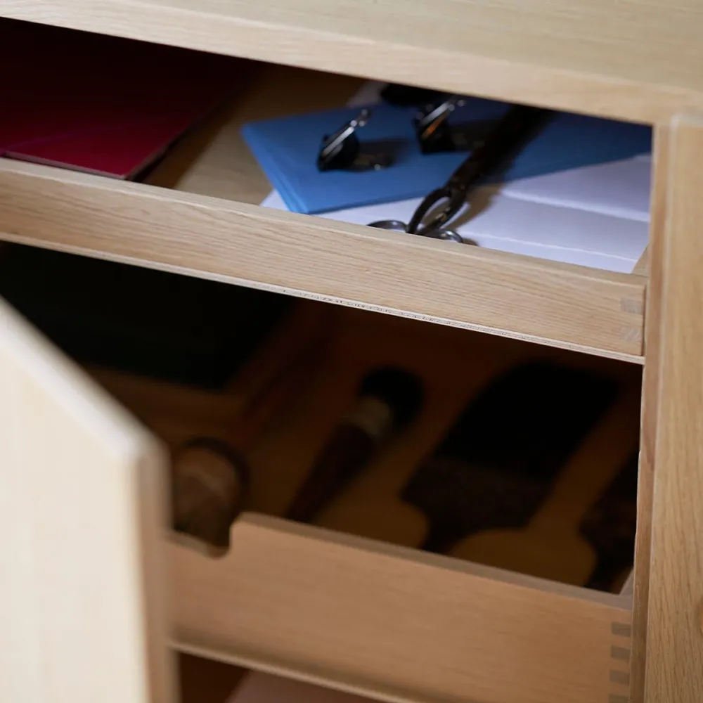 Skænke-Børge Mogensen A232 - Skuffe til skænk - Eg - Stor