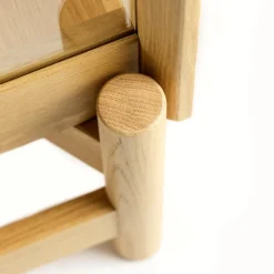 Vitrineskabe-Rasmus Appel A90 Boderne - Vitrineskab - Eg - 178 x 85,2