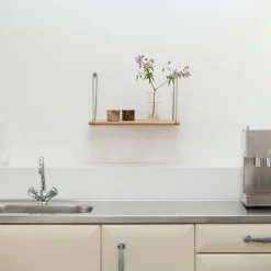 Hylder-Ejvind A. Johansson B145 - Hylde m/beslag - Eg - Stål - 22 x 45