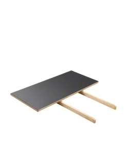 Spiseborde-Poul M. Volther C35 - Stor tillægsplade - Eg - Linoleum - Nero