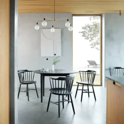 Spiseborde-Unit10 C62 Bjørk - Spisebord - Eg - Sort