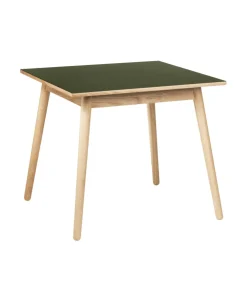 Spiseborde-Poul M. Volther C35A - Spisebord - Eg - Linoleum - Olive