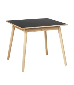 Spiseborde-Poul M. Volther C35A - Spisebord - Eg - Linoleum - Sort