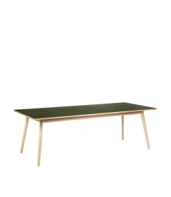Spiseborde-Poul M. Volther C35C - Spisebord - Eg - Linoleum - Olive