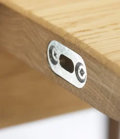 Spiseborde-Unit10 C63E Bjørk - Spisebord m/2 tillægsplader - Eg