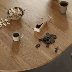 Spiseborde-Nissen & Gehl C69E Ry - Spisebord m/2 tillægsplader - Eg