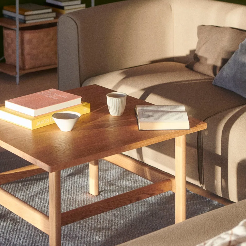 Sofaborde-Jørgen Bækmark D33 - Sofabord - Eg - 80 x 80