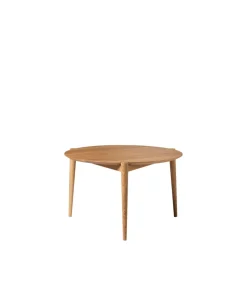 Sofaborde-Stine Lundgaard Weigelt D102 Søs - Sofabord - Eg - Olieret - Ø70