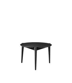Sofaborde-Stine Lundgaard Weigelt D102 Søs - Sofabord - Eg - Sort - Ø55