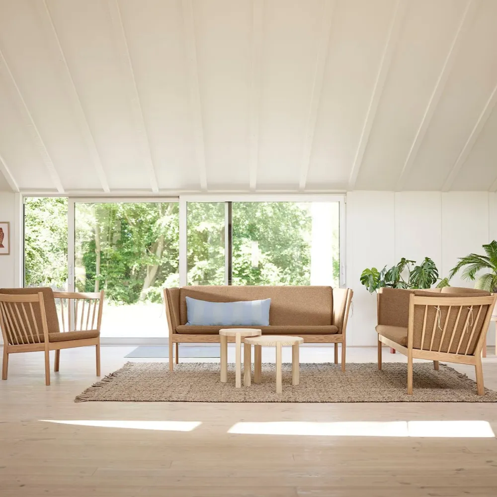 3 Personers Sofa-Erik Ole Jørgensen J149 - 3 pers. sofa - Eg - Brown (15)