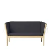 2 Personers Sofa-Erik Ole Jørgensen J148 - 2 pers. sofa - Eg - Dark Grey (28)