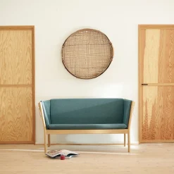 2 Personers Sofa-Erik Ole Jørgensen J148 - 2 pers. sofa - Eg - Green (32)