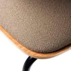 Spisebordsstole-Jakob Thau J182 - Holmen - Stabelstol - Stål - Grain - Taupe