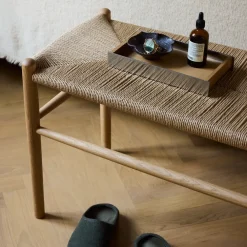 Bænke-Jørgen Bækmark J163 - Klaverbænk - Eg