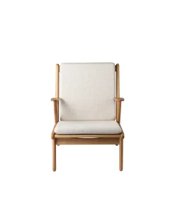 Lænestole-Poul M. Volther J53 - Lænestol - Eg - Beige