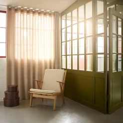 Lænestole-Poul M. Volther J53 - Lænestol - Eg - Beige