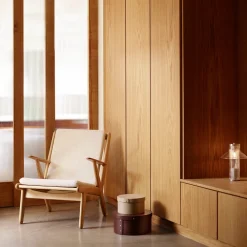 Lænestole-Poul M. Volther J53 - Lænestol - Eg - Beige