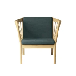 Lænestole-Erik Ole Jørgensen J146 - Lænestol - Eg - Dark Green (4761)