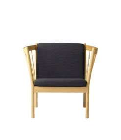 Lænestole-Erik Ole Jørgensen J146 - Lænestol - Eg - Dark Grey (4013)