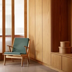 Lænestole-Poul M. Volther J53 - Lænestol - Eg - Green