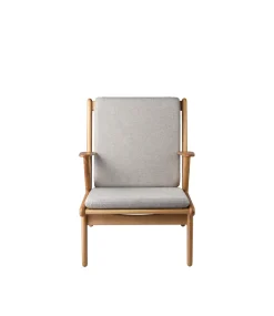 Lænestole-Poul M. Volther J53 - Lænestol - Eg - Light Grey
