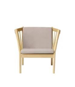Lænestole-Erik Ole Jørgensen J146 - Lænestol - Eg - Light Grey (02)