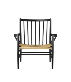 Lænestole-Jørgen Bækmark J82 - Loungestol - Bøg - Jet Black