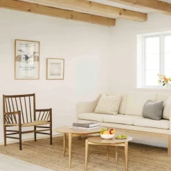 Lænestole-Jørgen Bækmark J82 - Loungestol - Røget eg