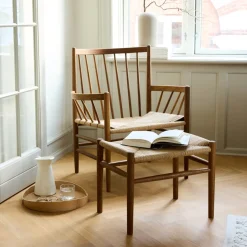 Lænestole-Jørgen Bækmark J82 - Loungestol - Røget eg