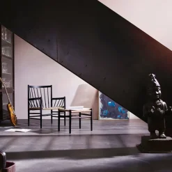 Skamler-Jørgen Bækmark J83 - Skammel - Bøg - Jet Black