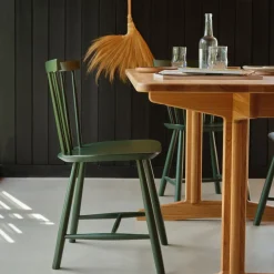 Spisebordsstole-Poul M. Volther J46 - Stol - 2 stk - Bøg - Bottle Green