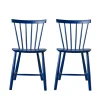 Spisebordsstole-Poul M. Volther J46 - Stol - 2 stk - Bøg - Dark Blue