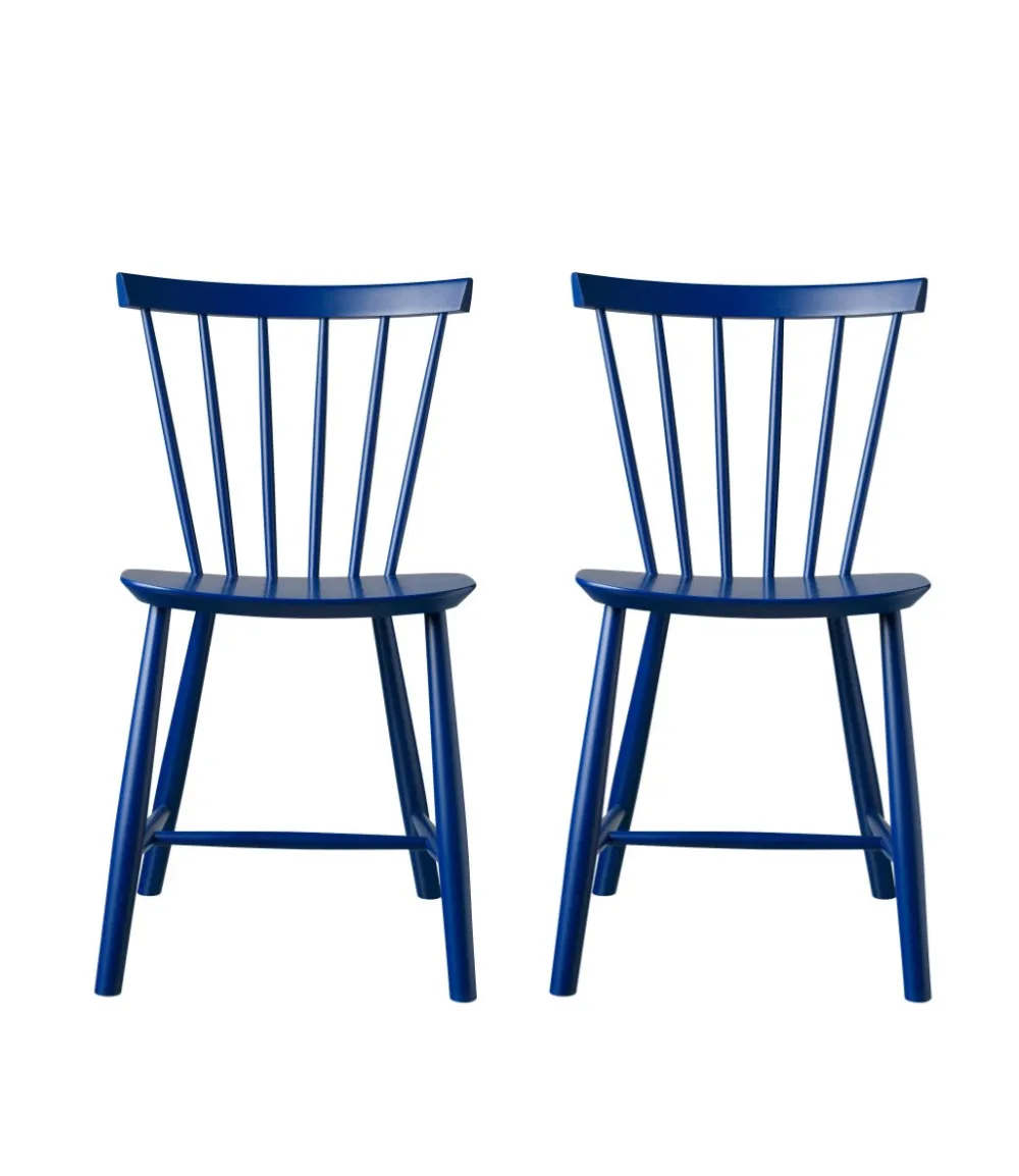 Spisebordsstole-Poul M. Volther J46 - Stol - 2 stk - Bøg - Dark Blue