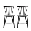 Spisebordsstole-Poul M. Volther J46 - Stol - 2 stk - Bøg - Jet Black
