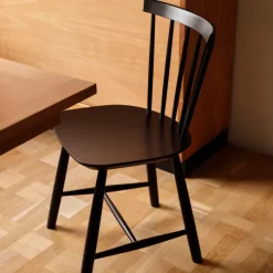 Spisebordsstole-Poul M. Volther J46 - Stol - 2 stk - Bøg - Jet Black