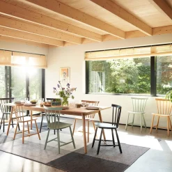 Spisebordsstole-Poul M. Volther J46 - Stol - 2 stk - Bøg - Jet Black