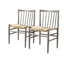 Spisebordsstole-Jørgen Bækmark J80 - Stol - 2 stk - Bøg - Moss Grey