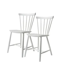 Spisebordsstole-Poul M. Volther J46 - Stol - 2 stk - Bøg - Pure White