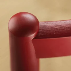 Spisebordsstole-Jørgen Bækmark J80 - Stol - 2 stk - Bøg - Ruby Red