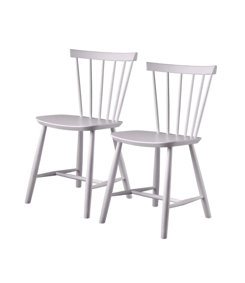 Spisebordsstole-Poul M. Volther J46 - Stol - 2 stk - Bøg - Violet Hair