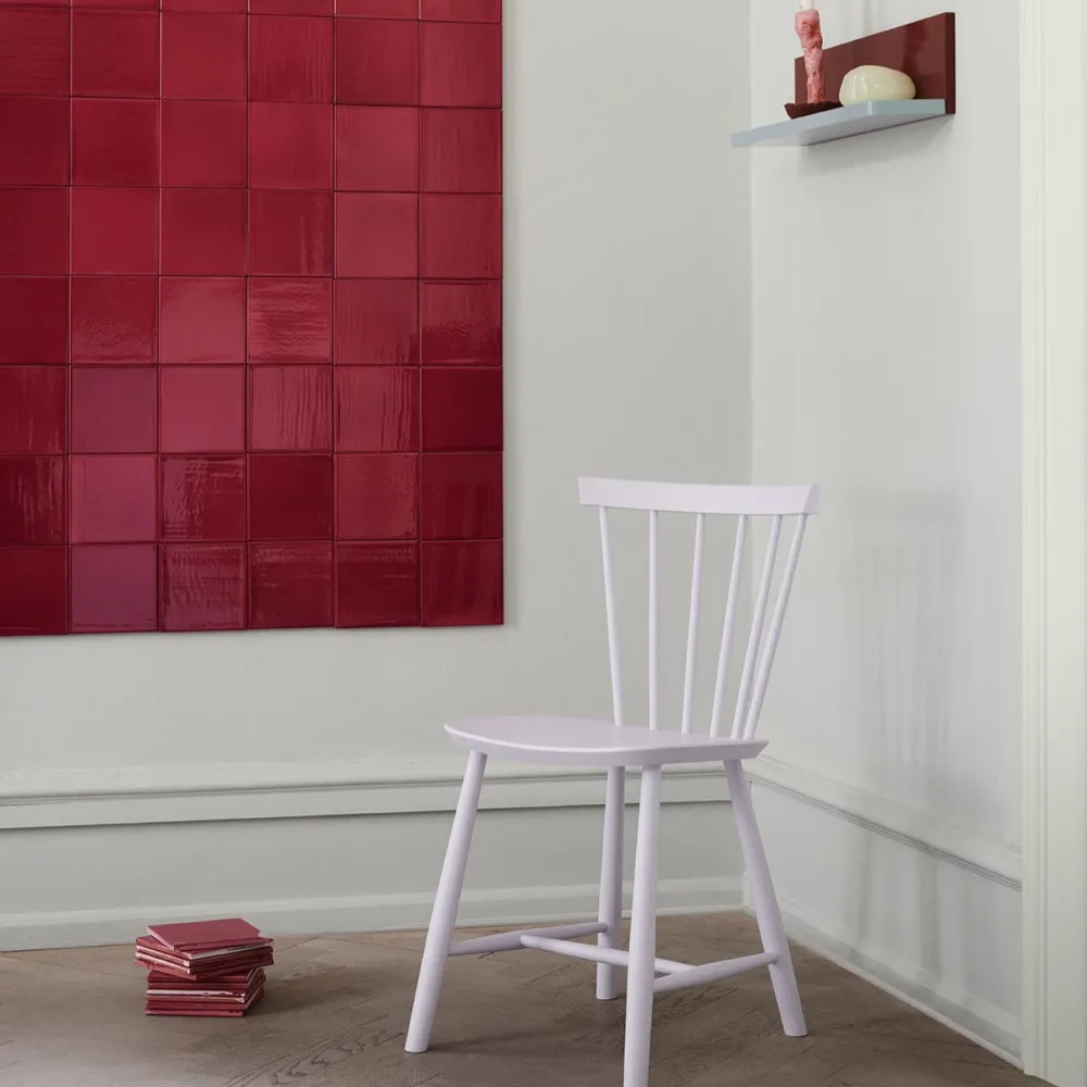 Spisebordsstole-Poul M. Volther J46 - Stol - 2 stk - Bøg - Violet Hair