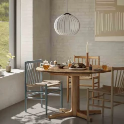 Spisebordsstole-Jørgen Bækmark J80 - Stol - Bøg - Blue Grey