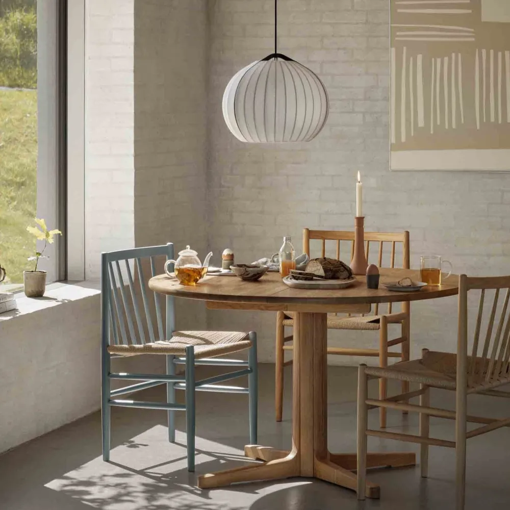 Spisebordsstole-Jørgen Bækmark J80 - Stol - Bøg - Blue Grey