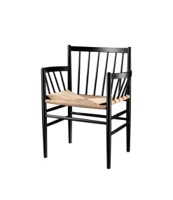 Spisebordsstole-Jørgen Bækmark J81 - Stol - Bøg - Jet Black