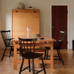 Spisebordsstole-Poul M. Volther J46 - Stol - Bøg - Jet Black