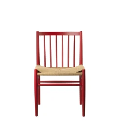 Spisebordsstole-Jørgen Bækmark J80 - Stol - Bøg - Ruby Red
