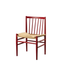 Spisebordsstole-Jørgen Bækmark J80 - Stol - Bøg - Ruby Red