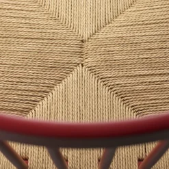 Spisebordsstole-Jørgen Bækmark J80 - Stol - Bøg - Ruby Red