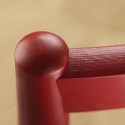 Spisebordsstole-Jørgen Bækmark J80 - Stol - Bøg - Ruby Red