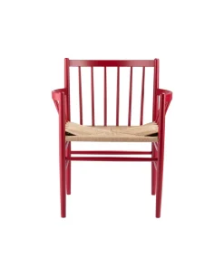 Spisebordsstole-Jørgen Bækmark J81 - Stol - Bøg - Ruby Red